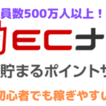 【ECナビ】初心者でも稼ぎやすい!?その特徴を徹底解説!!
